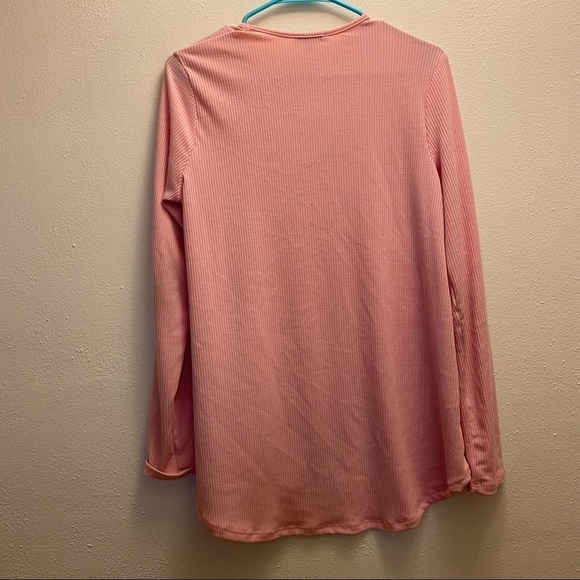 Filly Flair White Birch Pink Cutout Top Size Medium - Picture 6 of 10
